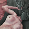 Emilija Šileikaitė tapytas paveikslas Pilka, Moters grožis , paveikslai internetu