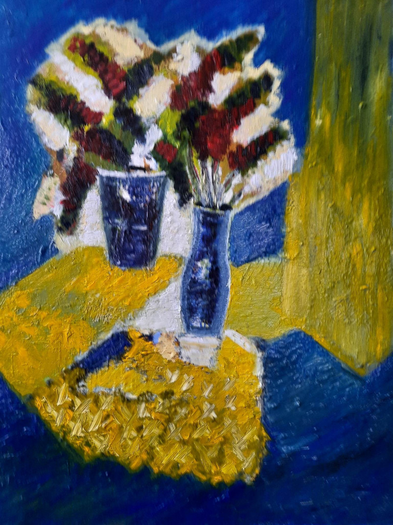 Still Life With Dry Bouquets original painting by Gitas Markutis. Still-Life