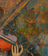 Violin Wings original painting by Rolandas Butkevičius. Dance - Music