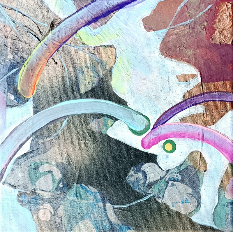 Daiva Kibildytė tapytas paveikslas MINIATIŪRA 2, Abstrakti tapyba , paveikslai internetu