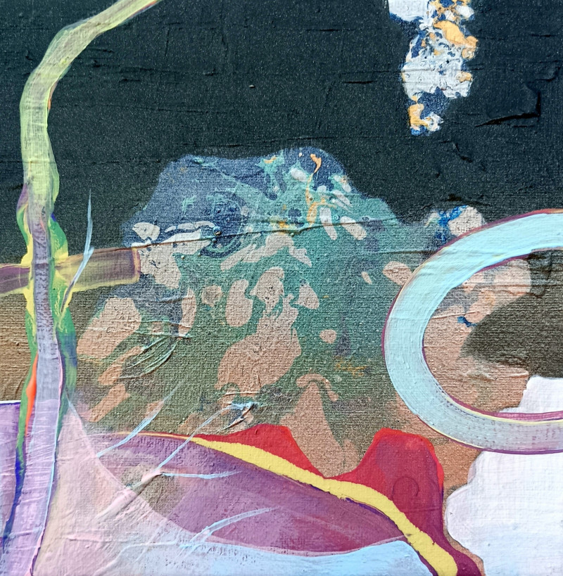 Daiva Kibildytė tapytas paveikslas MINIATIŪRA 3, Abstrakti tapyba , paveikslai internetu