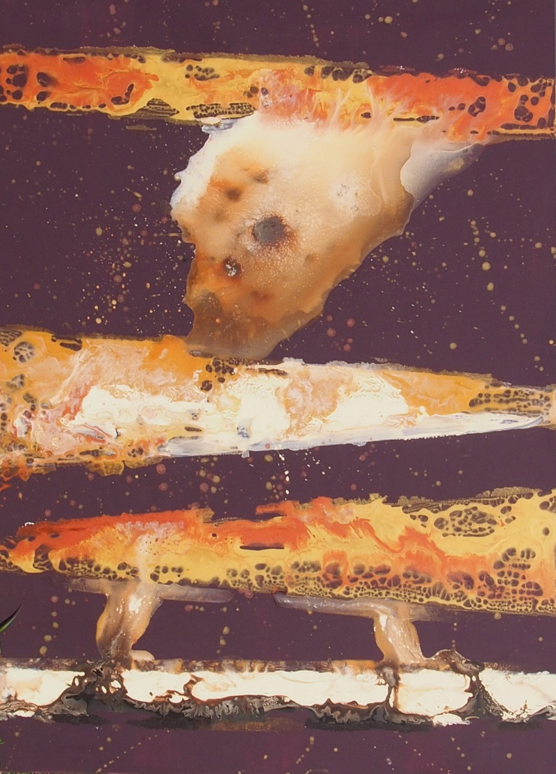 Rita Rimšienė tapytas paveikslas Minčių skaitiniai I, Abstrakti tapyba , paveikslai internetu