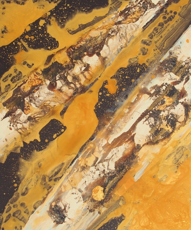 Rita Rimšienė tapytas paveikslas Karamelinis saldumas, Abstrakti tapyba , paveikslai internetu