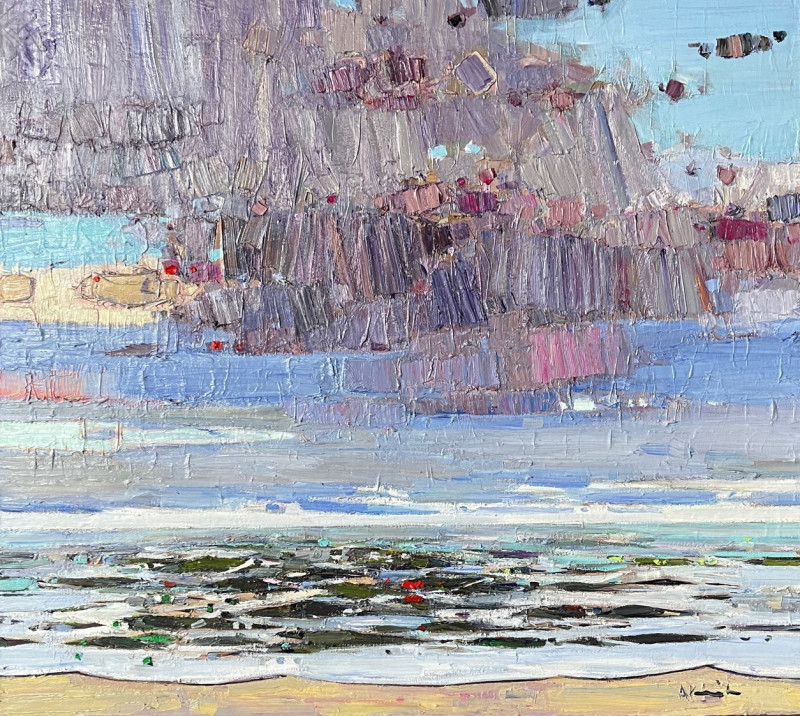 Arvydas Kašauskas tapytas paveikslas Jūra, Jūros , paveikslai internetu