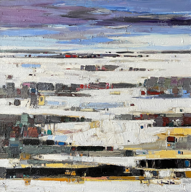 Arvydas Kašauskas tapytas paveikslas Peizažas, Abstrakti tapyba , paveikslai internetu