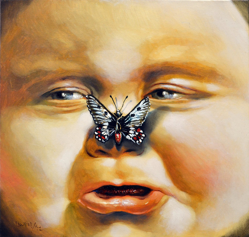 Laimonas Šmergelis tapytas paveikslas Nuotaika, Portretai , paveikslai internetu