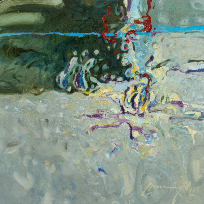 Ramūnas Dagys tapytas paveikslas Atspindys, Abstrakti tapyba , paveikslai internetu