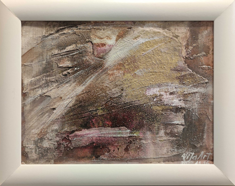 Violeta Jarašiūnienė tapytas paveikslas Rojaus kampelis I, Abstrakti tapyba , paveikslai internetu