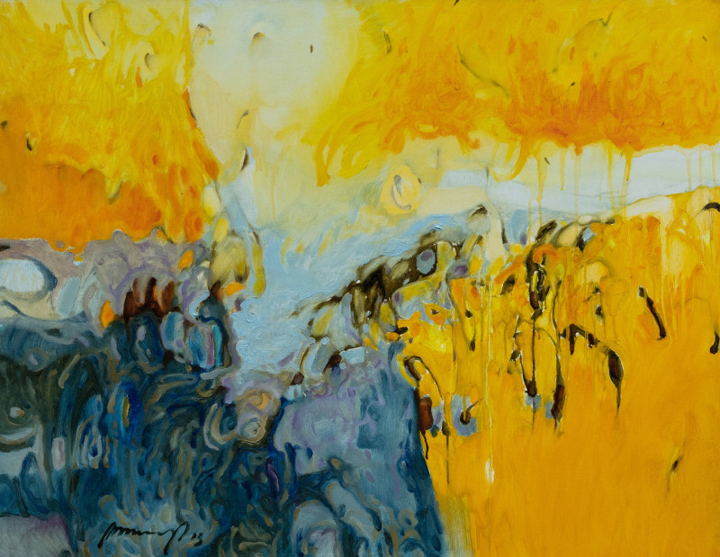 Ramūnas Dagys tapytas paveikslas Nuojauta, Abstrakti tapyba , paveikslai internetu