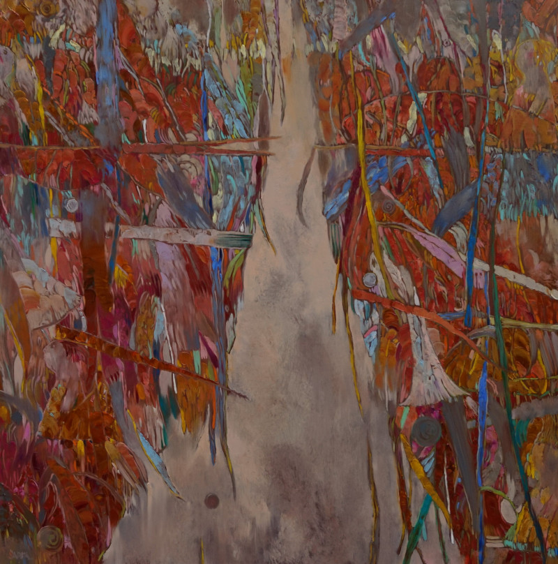 Šarūnas Šarkauskas tapytas paveikslas Paupiai, Fantastiniai paveikslai , paveikslai internetu