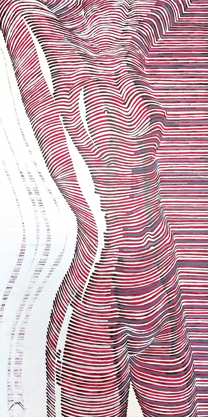 Marius Morkūnas tapytas paveikslas Moters linijos, Moters grožis , paveikslai internetu