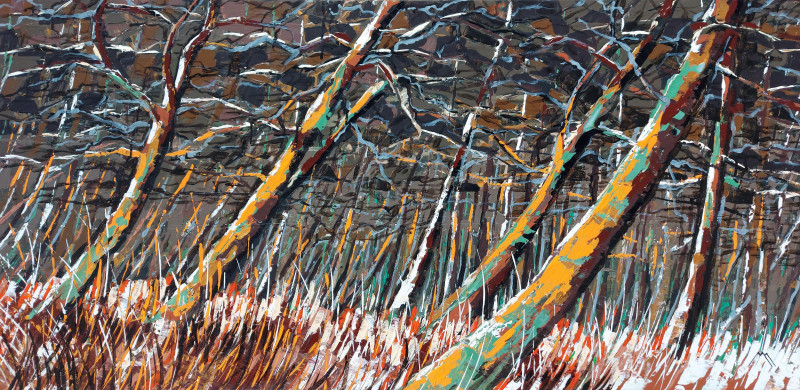 Marius Morkūnas tapytas paveikslas Pajūrio miškas, Peizažai , paveikslai internetu