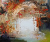 Arūnas Miliukas tapytas paveikslas Neįvardinti ženklai , Abstrakti tapyba , paveikslai internetu