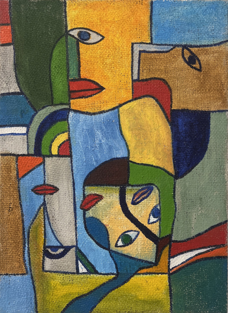 Martynas Ivinskas tapytas paveikslas Be pavadinimo, Abstrakti tapyba , paveikslai internetu