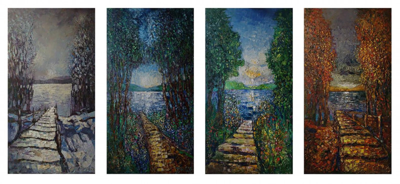Four Seasons. Winter. Spring. Summer. Autumn (polyptych)