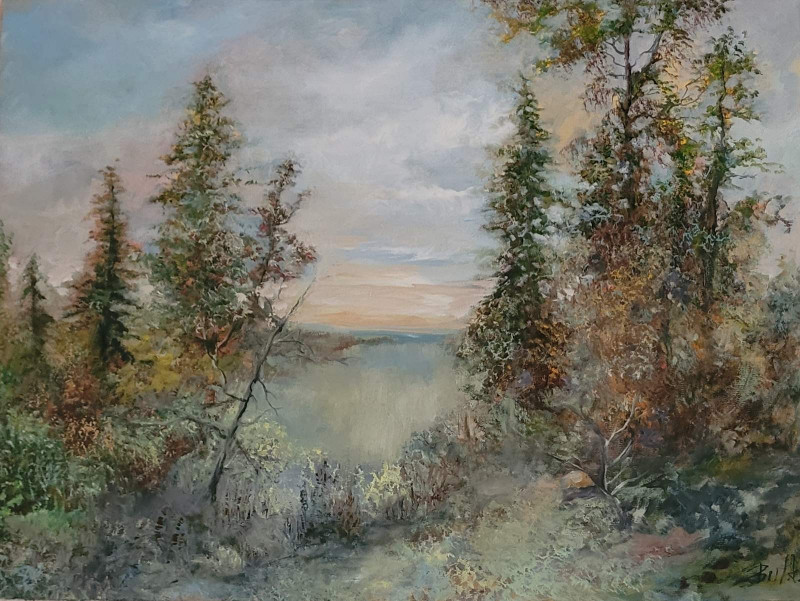 January original painting by Birutė Butkienė. Landscapes