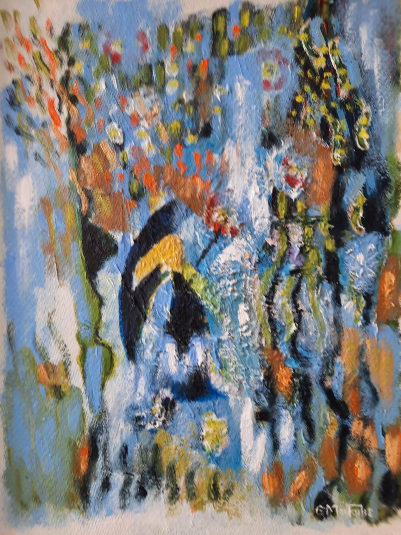 Gitas Markutis tapytas paveikslas Angelo skrydis, Abstrakti tapyba , paveikslai internetu