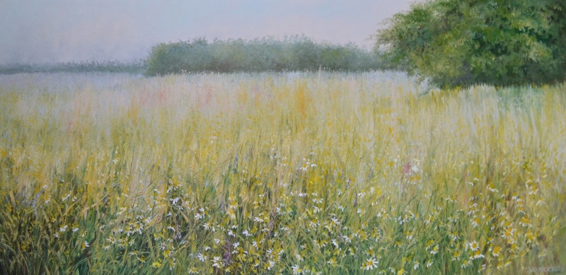 Danutė Virbickienė tapytas paveikslas Vasaros nuotaika, Peizažai , paveikslai internetu