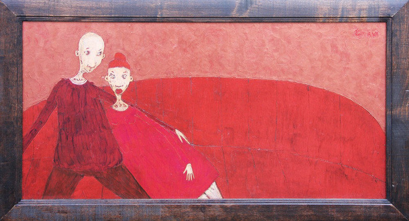 Rolana Čečkauskaitė tapytas paveikslas Vakarėja, Tapyba aliejumi , paveikslai internetu