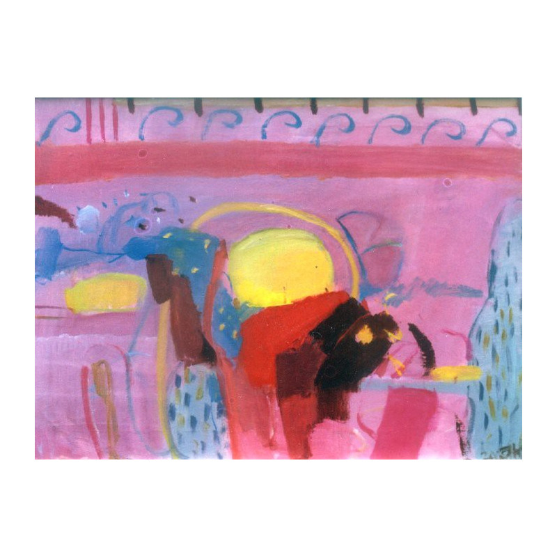 Jūratė Kadusauskaitė tapytas paveikslas Rytietiška improvizacija, Tapyba aliejumi , paveikslai internetu