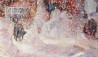 After The Snow Battle original painting by Vilma Vasiliauskaitė. Oil painting