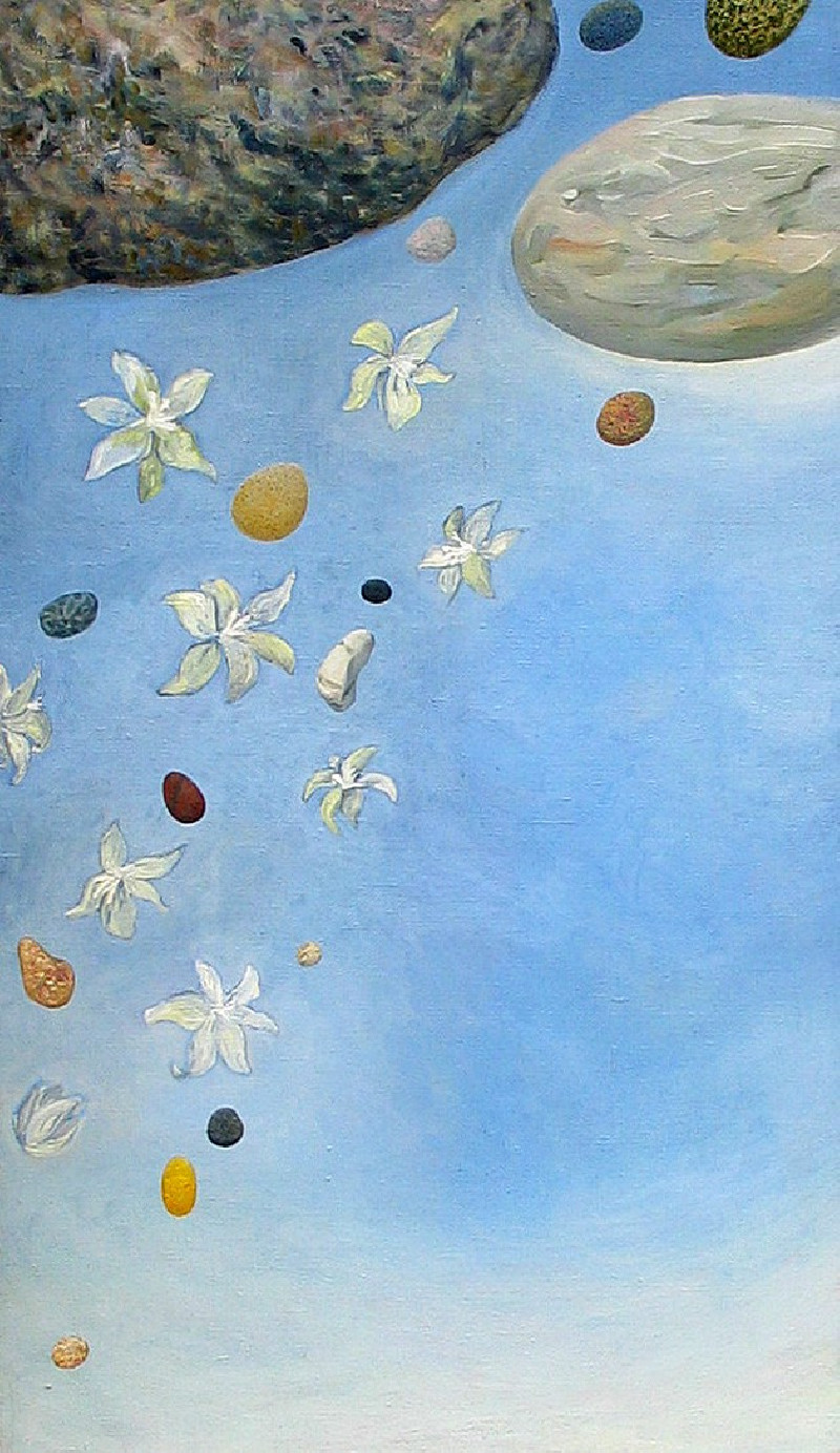 Meditation On Little Stones 3 original painting by Dalia Čistovaitė. Oil painting