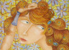 Danguolė Jokubaitienė tapytas paveikslas Svajoklė, Tapyba aliejumi , paveikslai internetu