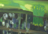 Vidmantas Jažauskas tapytas paveikslas Šešėliuotas tvenkinys, Tapyba aliejumi , paveikslai internetu
