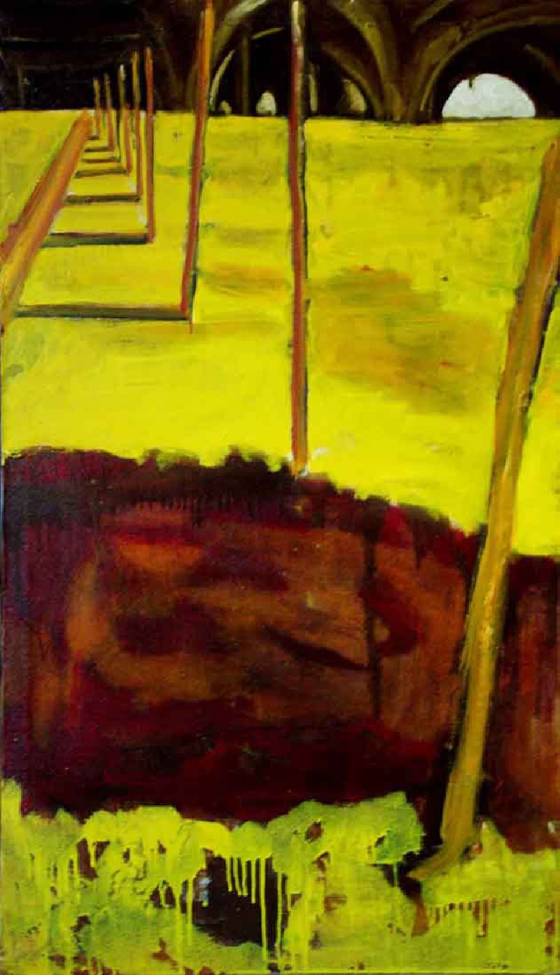 Saulius Dzindzilevičius tapytas paveikslas Raudonoji upė, Tapyba aliejumi , paveikslai internetu