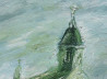 Kristina Česonytė tapytas paveikslas Bažnyčia, Tapyba aliejumi , paveikslai internetu