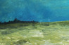 Kristina Česonytė tapytas paveikslas Pieva ir krūmai, Tapyba aliejumi , paveikslai internetu