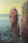 Two Rocks original painting by Liudvikas Daugirdas. Oil painting