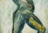 Kristina Česonytė tapytas paveikslas Vyro portretas, Tapyba akrilu , paveikslai internetu