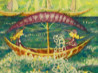 Danguolė Jokubaitienė tapytas paveikslas Praeinanti, Tapyba akrilu , paveikslai internetu