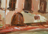 Kristina Česonytė tapytas paveikslas Raudonas senamiestis, Tapyba akrilu , paveikslai internetu