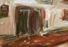 Kristina Česonytė tapytas paveikslas Raudonas senamiestis, Tapyba akrilu , paveikslai internetu