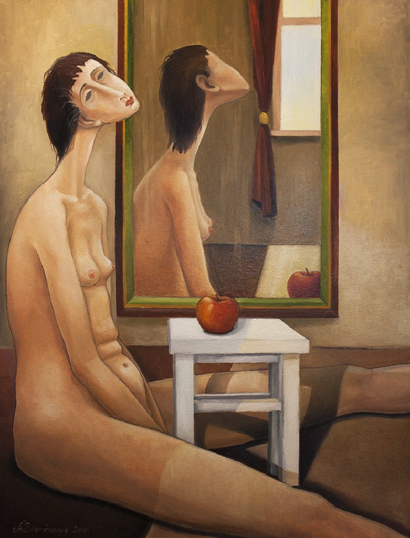 The Diet original painting by Arnoldas Švenčionis. For Art Collectors