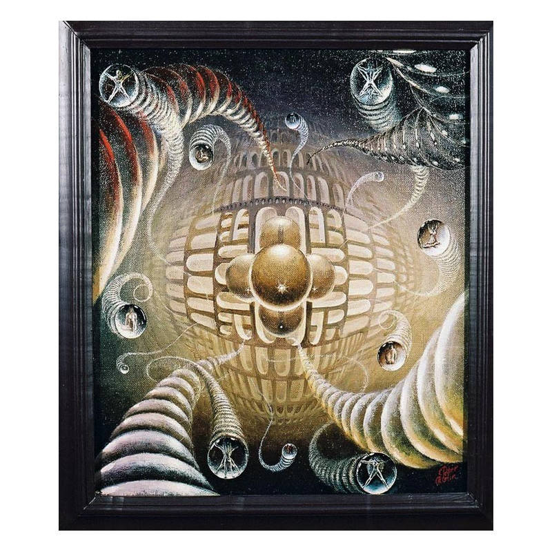 Petras Kostinas tapytas paveikslas Realybių generatorius, Tapyba aliejumi , paveikslai internetu