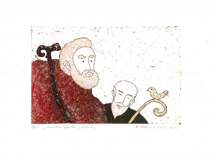 Ramūnas Petrusevičius tapytas paveikslas Senukai, Grafika ir spauda , paveikslai internetu