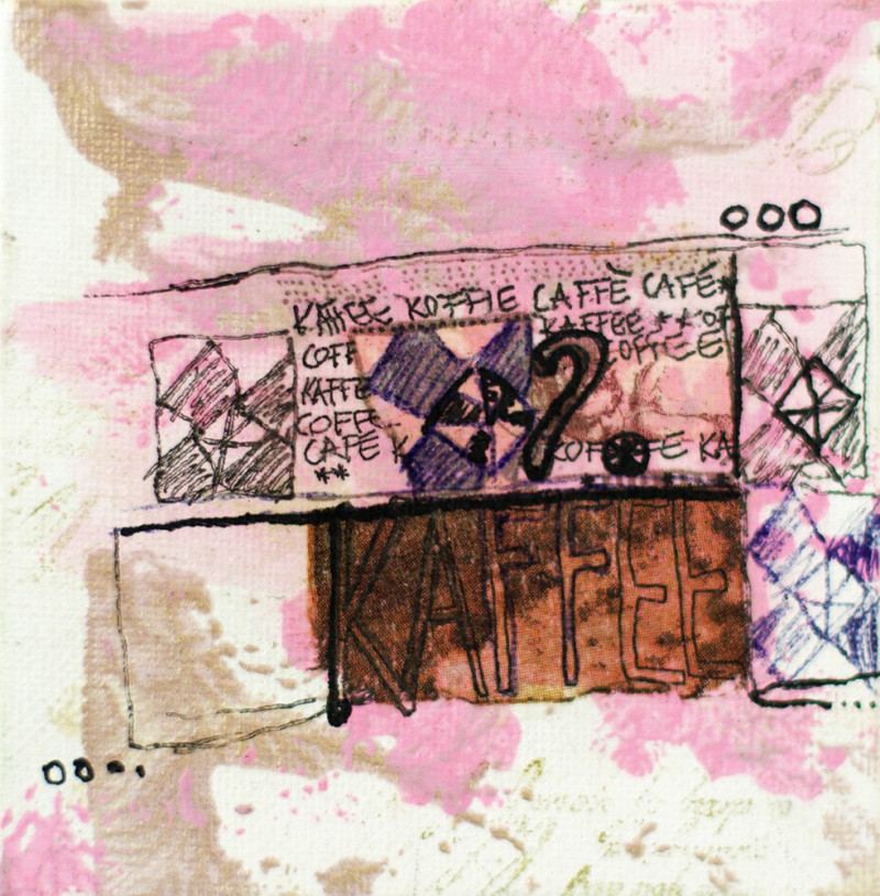 Rasa Bartaševičiūtė tapytas paveikslas Mini Coffee Time, Tapyba aliejumi , paveikslai internetu