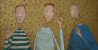 Three Friends original painting by Rolana Čečkauskaitė. Other technique