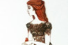 Gražvyda Andrijauskaitė tapytas paveikslas Sėdinti mergina, Meno kolekcionieriams , paveikslai internetu