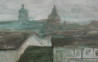 Kristina Česonytė tapytas paveikslas Miesto stogai, Tapyba aliejumi , paveikslai internetu