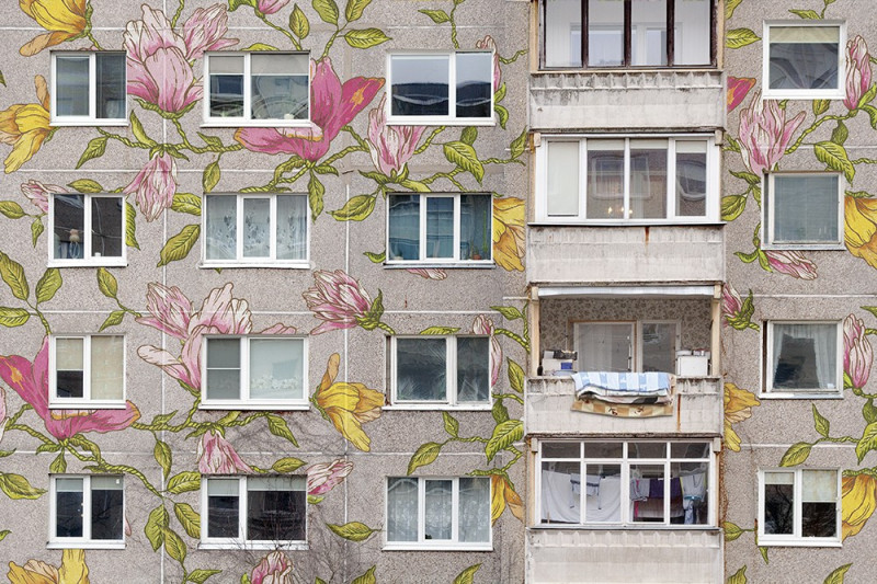 Flowered Multifamily original painting by Tadas Šimkus. Other technique