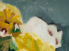 Birutė Paplauskaitė tapytas paveikslas Natiurmortas su gėlėmis, Gėlės , paveikslai internetu
