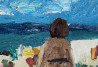 Birutė Paplauskaitė tapytas paveikslas Pajūrio peizažas, Peizažai , paveikslai internetu