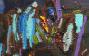 Arvydas Martinaitis tapytas paveikslas Vakaronė su paukščiais, Meno kolekcionieriams , paveikslai internetu