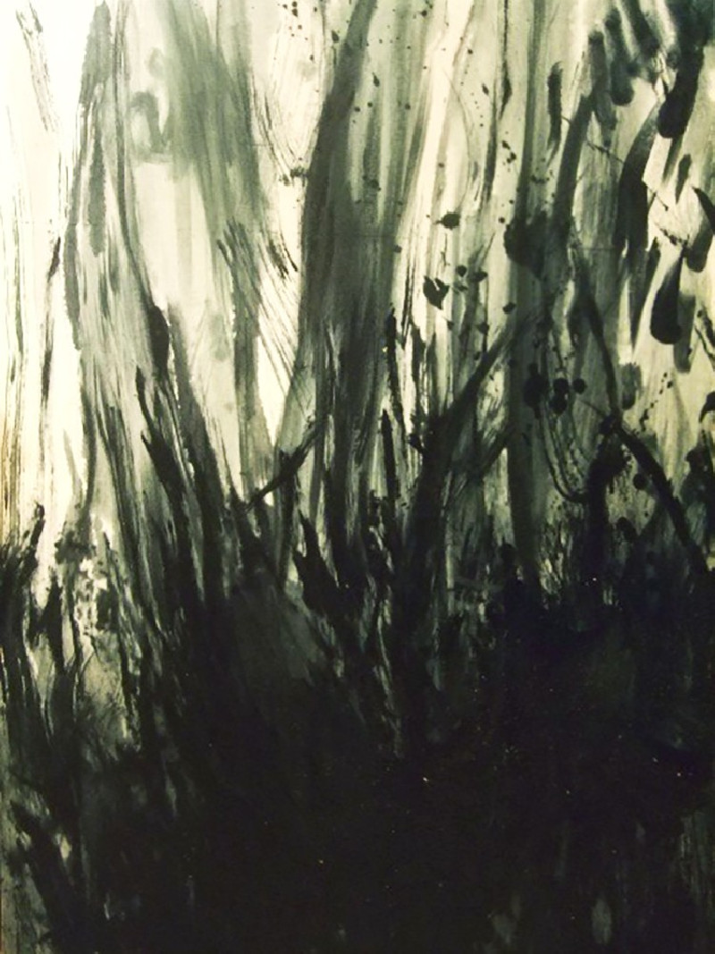 Sigita Dabulskytė tapytas paveikslas Gamtos motyvai, Abstrakti tapyba , paveikslai internetu