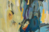Ramūnas Dagys tapytas paveikslas Ryto pasveikinimas, Abstrakti tapyba , paveikslai internetu