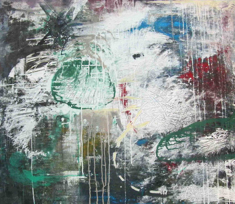 Eglė Varna tapytas paveikslas Nuojauta, Abstrakti tapyba , paveikslai internetu